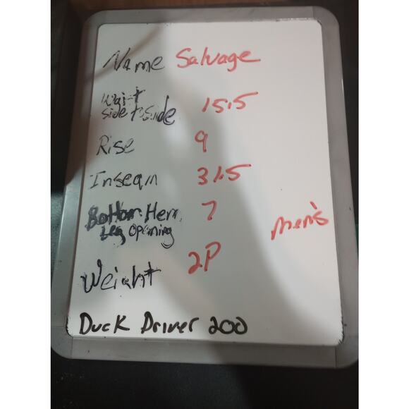 Salvage Havoc Jeans Mens 30x35 Blue Slim Straight Distressed Embroidered Denim - Picture 9 of 9